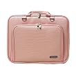 CaseCrown Double Memory Foam Padded Laptop Case with Front Pocket (Alligator Pink) for HP G60-501NR 15.6-Inch Laptop