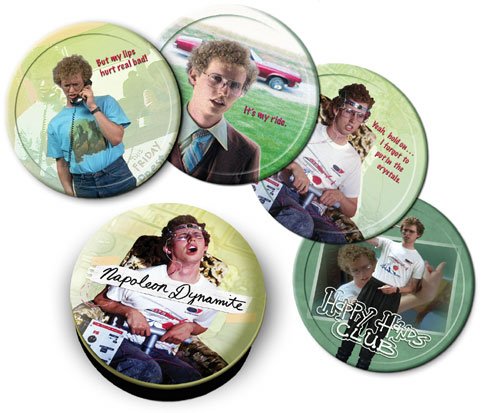 Napoloen Dynamite Tin Coaster Set