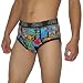 Search : Mens Super Powers (Superman, Green Lantern, Aquaman) Finest Open Fly Boxer Shorts / Underwear Briefs - Black