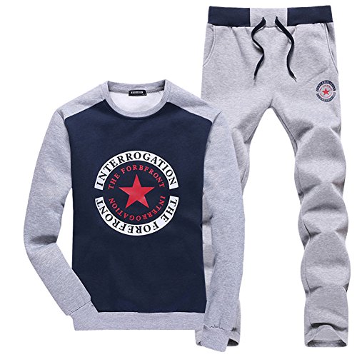 Magiftobx Mens Boys Stars Tracksuits Warm Up Sweat Suits