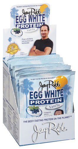 Jay Robb Enterprises - Egg White Vanilla, 12 packets