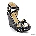 Dbdk Cree-1 Women's Ankle Strap Crossing Platform Wedge Sandals