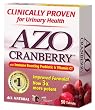 AZO All Natural Concentrated Cranberry Tablets, 50-Count Boxes (Pack of 3)