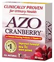 AZO All Natural Concentrated Cranberry Tablets, 50-Count Boxes (Pack of 3)