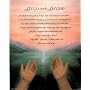Let Go and Let God (Religious) Art Poster Print - 16" X 20"