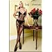 Leg Avenue Bodystocking mit BH,Slip und Straps-Optik, 1 St�ck