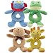 Full Body Animal Ring Rattle, Green - Frog
