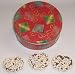 Scott's Cakes 1 lb. Milk Chocolate Covered Pretzel with White Chocolate Chips in a Christmas Present Tin