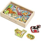 Melissa & Doug 20 Animal Magnets in a Box