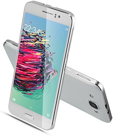 ZHYIHONG Android 5.1 Unlocked Cell Phones 5.0" Dual Sim GSM Quad Core White