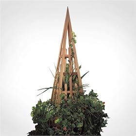 Cedar Obelisk by RUSTIC NATURAL CEDAR