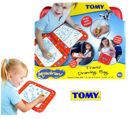 Childrens Toyshop  Toys : Tomy Aqua Draw Travel Drawing Bag
