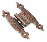 Amerock BP3406-AC 3/8-Inch Hinge Non Self-Closing H-Hinge Colonial Offset Antique Copper