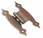 Amerock BP3406-AC 3/8-Inch Hinge Non Self-Closing H-Hinge Colonial Offset Antique Copper