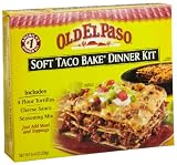 Old El Paso (4) Soft Taco Bake Dinner Kit, 8.4-Ounce Packages (Pack of 6)