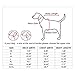 BINGPET Security Dog Hoodies Puppy Sweatershirts Cold Weather Dog Coats Pet Hooded Clothes for Dog Cat
