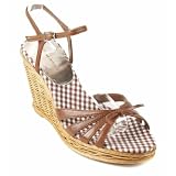 ETIENNE AIGNER Invite New Platforms Wedges Shoes Brown Ladies by Etienne Aigner