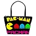 Classic Shoulder Handbag (Purse) of Vintage Pacman Graphic (Pac Man)