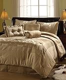 Central Park Torrance Ivory California King 7-Piece Comforter Set