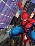 Wallpaper York RoomMates 09 Spiderman Chair Rail Prepasted Mural JL1188M
