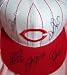 1999 Cincinnati Reds autographed authentic cap (Aaron Boone, Sean Casey, Barry Larkin, Jason LaRue & Scott Williamson)