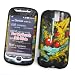 HTC myTouch 3G Slide / HTC Espresso Rubberized Snap On Protector Hard Case "Love is Victory" Design
