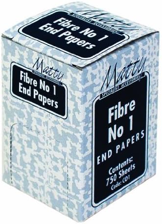 Disp. Box 1x750 Fibre No.1 (Perming Paper) 75x50mm - C01 by Matty
