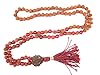Meditation Mala- Rudraksha Pink Jade Prayer Mala Rosary Buddist Meditation Necklace