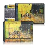 Cafe Terrace At Night Design Skin Decal Cover Sticker for Asus Transformer Prime TF201 Tablet and Keyboard Dock Station
