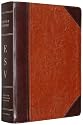 ESV Study Bible (TruTone, Brown/Cordovan, Portfolio Design)