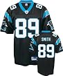 Steve Smith Black Reebok NFL Premier Carolina Panthers Youth Jersey