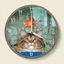 The Catatonic Cat Theme Wall Clock