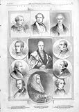 11 MEMBERS NEW CABINET 1853 ANTIQUE PRINT PORTRAIT