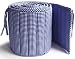Tadpoles Classics Gingham Crib Bumper, Navy