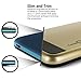 Galaxy S7 Case, CoverON [Chrome Series] Faux Brushed Metal Hard Slim Fit Hybrid Protective Cover Case for Samsung Galaxy S7 - Gold & Black