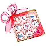 Sugar Lips™ All Dressed Up! White Chocolate Half Grahams - Box of 8