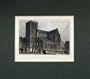 1830 Hand Coloured Print View St Martins Church Liege