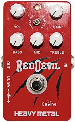 Caline Cp-30 RED Devil Heavy Metal Pedal Guitar Effect Pedal 3eq Bands Aggregate of the Classic Distortion Fierce Tube-like Plus Heavy Metal