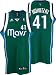 Dirk Nowitzki Green adidas NBA Kelly Swingman Dallas Mavericks Youth Jersey