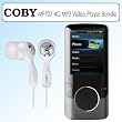 Coby MP707 4G MP3 Video Player With 2" LCD Black Bundle