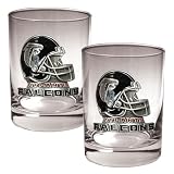 Atlanta Falcons NFL 2pc Rocks Glass Set - Helmet logo
