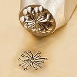 ImpressArt Design Stamps, Metal Punch Stamp 'Dandelion' 6mm (1/4 Inch) Design, 1-Pack
