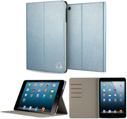 CoverBot iPad Mini &amp; iPad Mini with Retina Display Flip Stand Case Cover LIGHT BLUE. Protective iPad Mini &amp; iPad Mini with Retina Display Smart Case Cover Supports Auto Sleep and Wake Feature