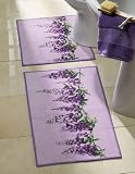 Wisteria Purple Bath Mats by Winston Brands