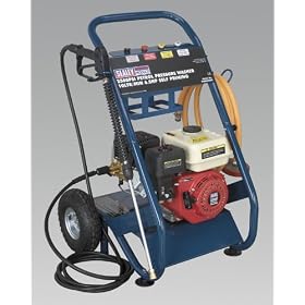 Sealey PCM2500SP Petrol Pressure Washer 2500psi 10ltr/min 6.5hp Self Priming