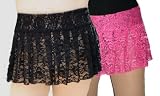 Pleated Lace Mini Skirt Sizes Petite to Queen Size