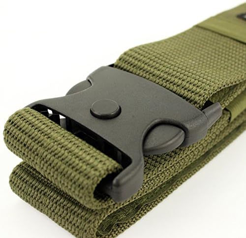 Tactical Military Blackhawk Cqb Belt Nylon Strengthening Canvas Waistband Belt - Green