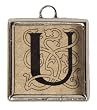 Upper/Lower Case Monogram Necklace - U Upper/Lower Case Monogram Necklace - U