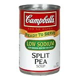 Campbell's Low Sodium Split Pea Soup, 10.75-Ounce Cans (Pack of 12)