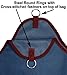 Derby Originals Nylon Hay Bags Large with D Ring, black/Gray